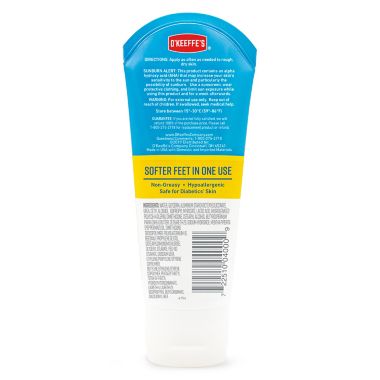 O'Keefe's&reg; 3 oz. Exfoliating Moisturizing Foot Cream. View a larger version of this product image.