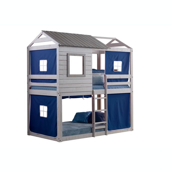 Deer Blind Twin Bunk Bed With Tent Kit Bed Bath Beyond