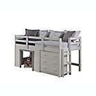 Alternate image 0 for Sweet Dreams Low Loft Twin Bed in White/Grey