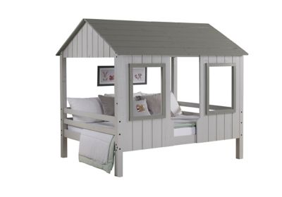 grey cabin bed