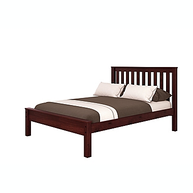 Contempo Full Platform Bed in Cappuccino. View a larger version of this product image.