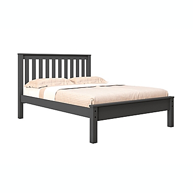 Contempo Full Platform Bed in Dark Grey. View a larger version of this product image.