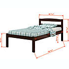 Alternate image 1 for Econo Twin Bed with Trundle in Dark Cappuccino