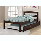 Alternate image 0 for Econo Twin Bed with Trundle in Dark Cappuccino