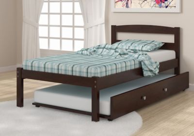 Econo Bed with Trundle in Dark Cappuccino