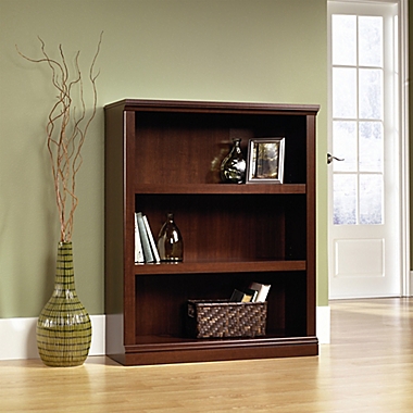 Sauder&reg; Select 3-Shelf Bookcase in Cherry. View a larger version of this product image.
