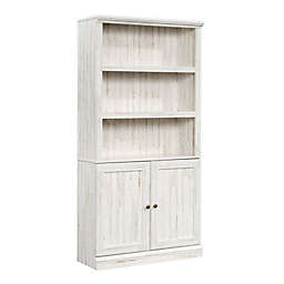 Sauder® 5-Shelf Bookcase with Doors in White Plank