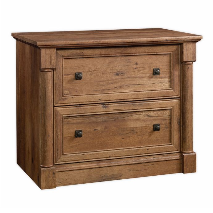 Sauder Palladia 2 Drawer Lateral File Cabinet In Vintage Oak Bed Bath Beyond