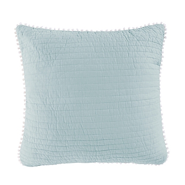 Levtex Home Niko Blue Haze European Pillow Sham in Blue. View a larger version of this product image.