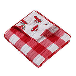 Levtex Home Road Trip Quilted Reversible Throw Blanket in Red