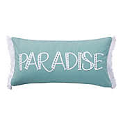 Levtex Home San Sebastian &quot;Paradise&quot; Oblong Throw Pillow in Teal