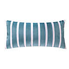 Alternate image 0 for Levtex Home Lara Spa Velvet Stripe Oblong Throw Pillow in Teal