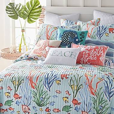 Levtex Home Sancti Petri 3-Piece Full/Queen Quilt Set in Blue. View a larger version of this product image.