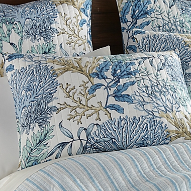 Levtex Home Mahina 3-Piece Reversible King Quilt Set in Blue. View a larger version of this product image.