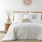 Alternate image 1 for Levtex Home Harleson 2-Piece Twin/Twin XL Duvet Cover Set in White