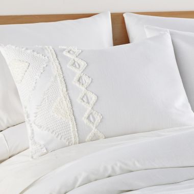 Levtex Home Harleson 2-Piece Twin/Twin XL Duvet Cover Set in White. View a larger version of this product image.