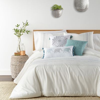 Levtex Home Terrington 3 Piece King, Bed Bath And Beyond White Duvet Cover King
