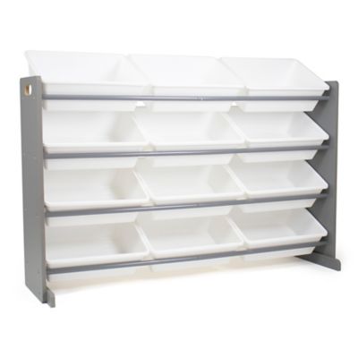 grey toy storage