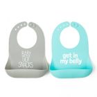 Alternate image 0 for Bella Tunno&trade; 2-Piece My Belly Bib Set