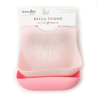Bella Tunno&trade; 2-Piece Run the World Wonder Bib Set. View a larger version of this product image.