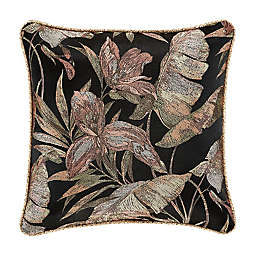 J. Queen New York™ Martinique Square Throw Pillow in Black