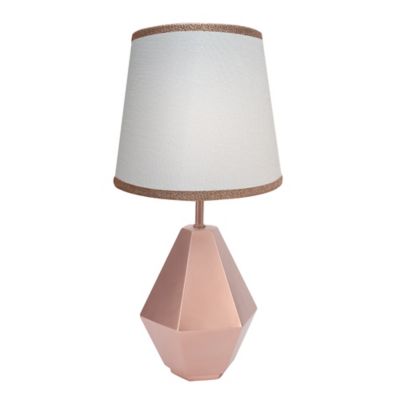 grey and rose gold lamp