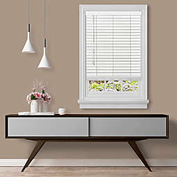 MyHome Madera Falsa Cordless GII 29-Inch x 64-Inch Blind in White