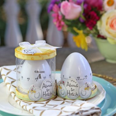 Kate Aspen&reg; About to Hatch Kitchen Egg Timer Baby Shower Favor
