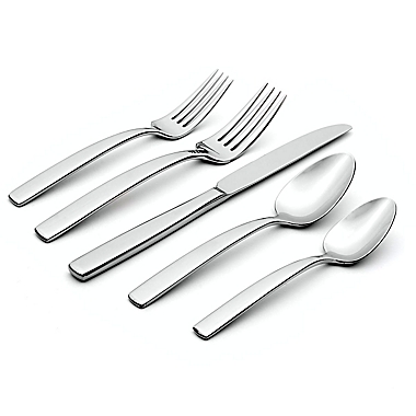 Oneida&reg; Kassia 20-Piece Stainless Steel Flatware Set. View a larger version of this product image.