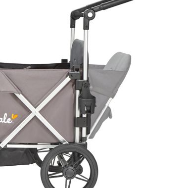 Larktale&trade; Caravan&trade; Stroller/Wagon with Canopy in Byron Black. View a larger version of this product image.