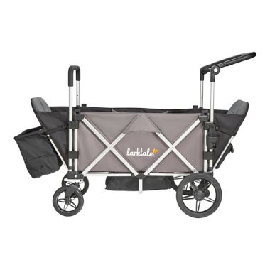 Larktale&trade; Caravan&trade; Stroller/Wagon with Canopy in Byron Black. View a larger version of this product image.