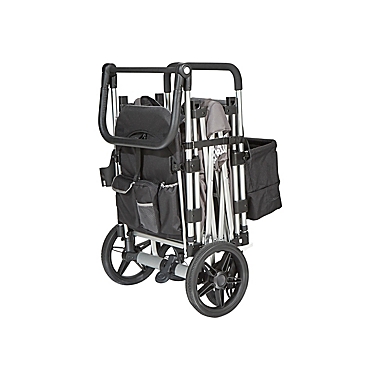 Larktale&trade; Caravan&trade; Stroller/Wagon with Canopy in Byron Black. View a larger version of this product image.