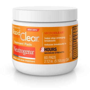 Neutrogena&reg; Rapid Clear&reg; 60-Count Daily Treatment Pads. View a larger version of this product image.