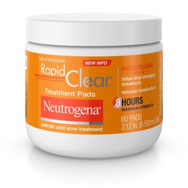 Neutrogena&reg; Rapid Clear&reg; 60-Count Daily Treatment Pads. View a larger version of this product image.