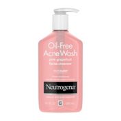 Neutrogena&reg; 9.1 oz. Oil-Free Acne Wash Facial Cleanser with Pink Grapefruit