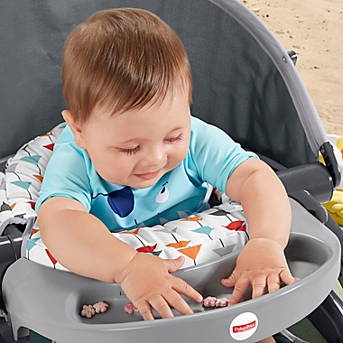 Fisher-Price&reg; Arrows Away On-the-Go Sit-Me-Up Floor Seat in Grey. View a larger version of this product image.