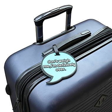 MYTAGALONGS Oversized Luggage Tag in Teal. View a larger version of this product image.