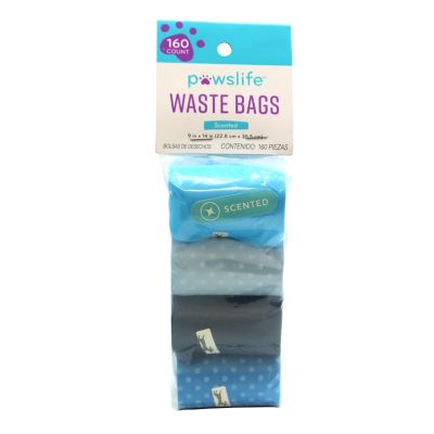 160-Count Scented Pick Up Waste Bags 