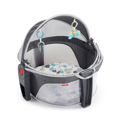 Fisher-Price&reg; Hexagons On-the-Go Baby Dome in Grey