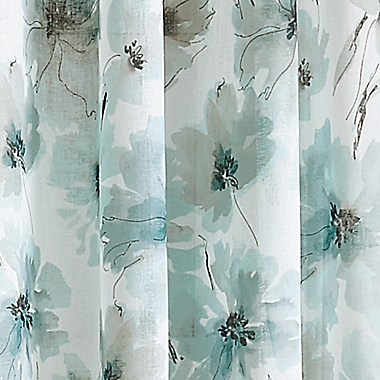 DKNY Modern Bloom Grommet Sheer Window Curtain Panel (Single). View a larger version of this product image.