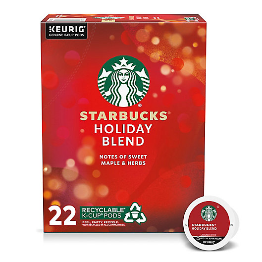 Alternate image 1 for Starbucks® Holiday Blend Coffee Keurig® K-Cup® Pods 22-Count