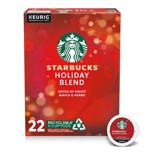 Starbucks Christmas Flavored Kcups 2022 Starbucks® Holiday Blend Coffee Keurig® K-Cup® Pods 22-Count | Bed Bath &  Beyond
