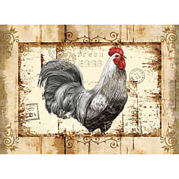 Rustic Rooster Placemats in Taupe (Set of 4)