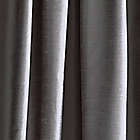 Alternate image 3 for DKNY Modern Knotted Velvet 108-InchRod Pocket Window Curtain Panels in Charcoal (Set of 2)