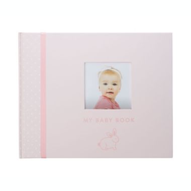 Pearhead&reg; Bunny Baby Memory Book in Pink. View a larger version of this product image.