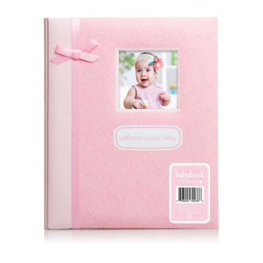 Pearhead&reg; Little Blossoms Baby Memory Book in Pink. View a larger version of this product image.