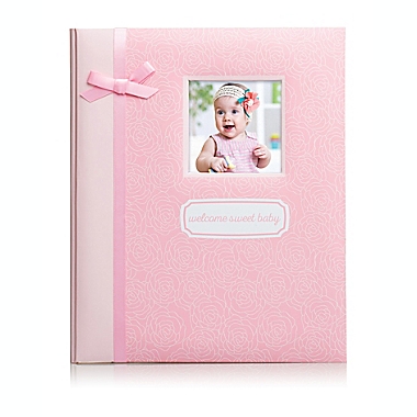 Pearhead&reg; Little Blossoms Baby Memory Book in Pink. View a larger version of this product image.