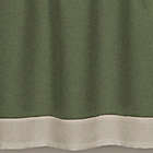 Alternate image 3 for MyHome Darcy 84-Inch Rod Pocket Window Curtain Panel in Green/Camel (Single)