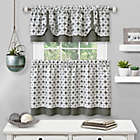 Alternate image 0 for MyHome Callie Kitchen Window Curtain Tier Pair and Valance