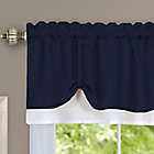 Alternate image 1 for MyHome Darcy Window Curtain Tier Pair and Valance